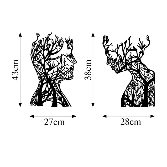 Wallity Tree Man And Woman - 325 Negro